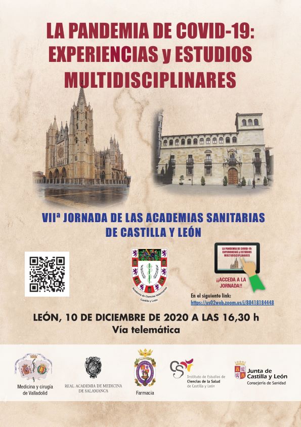 La Academia de Ciencias Veterinarias de Castilla y León programa una jornada sobre estudios multidisciplinares de COVID-19