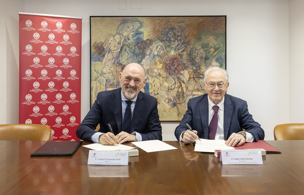 Colvema renueva el acuerdo de pr&aacute;cticas para estudiantes de Veterinaria con la Universidad Complutense