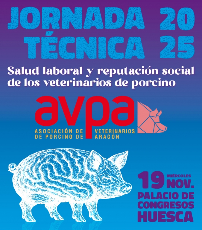 Los veterinarios de porcino de Aragón dedicaron su jornada técnica a la salud laboral y la reputación social