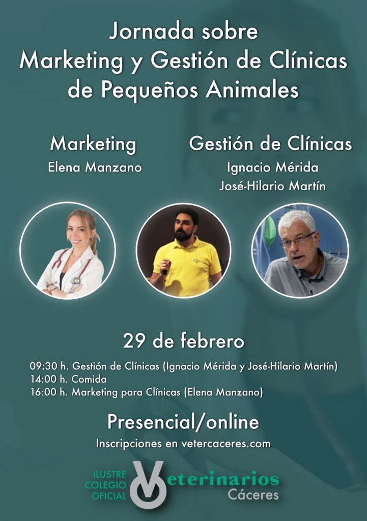 Jornada intensiva sobre Marketing y Gestión de Clínicas de Pequeños Animales