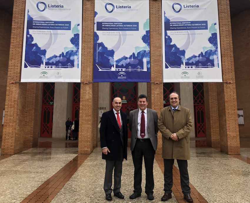 Los presidentes de la OCV y del Colegio de Bilbao intervinieron el Simposio Internacional sobre el Brote de Listeria en Andalucía  