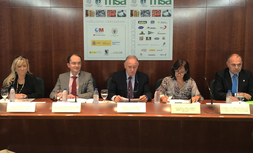Inauguración oficial de la XV Edición del Máster en Seguridad Alimentaria de Colvema