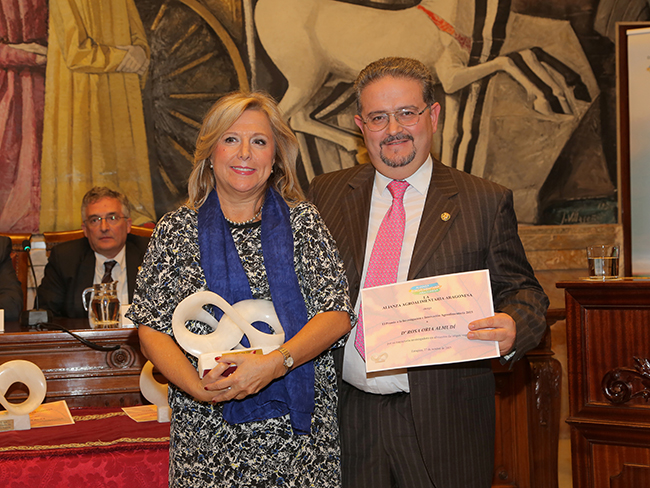 Rosa Oria, Pastores Grupo Cooperativo y hermanos Labarta, premios Alianza Agroalimentaria Aragonesa