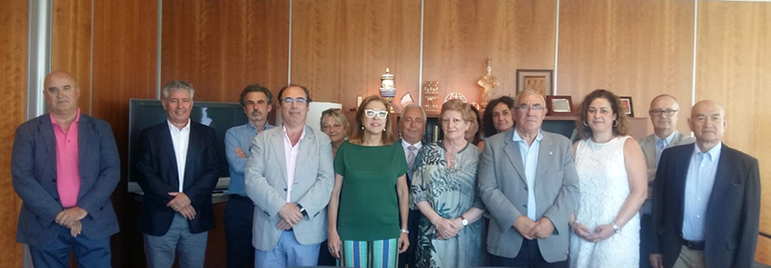 Reunión de los representantes de UCOSAZ con la nueva Consejera de Sanidad del Gobierno de Aragón